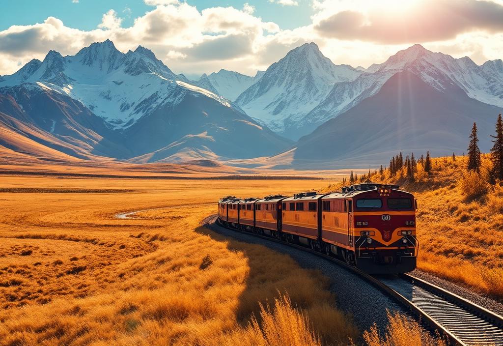Alaska cruise and inland journey combining coastal and mountain scenery