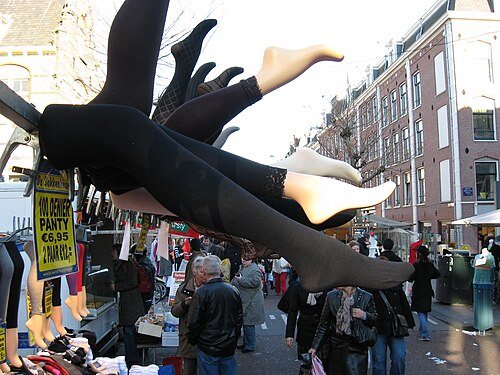 Where to stay for Amsterdam: Temporary Shop Selling Panties In Albert Cuyp markt
