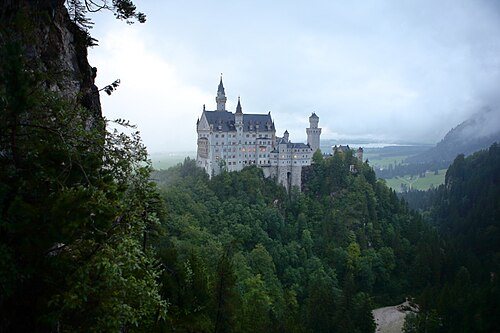 How to pace the visit for Munich: Neuschwanstein Castle Overlooking the Bavarian Landscape Flickr Wloski