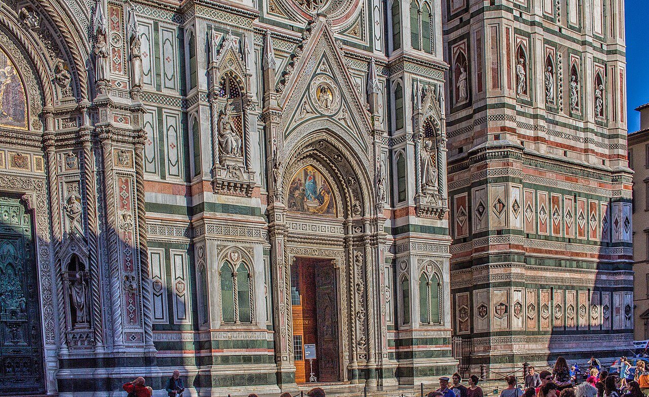 Duomo & civic center: The Facade of Cattedrale di Santa Maria del Fiore (Cathedral of Saint Mary of the Flowers), Florence
