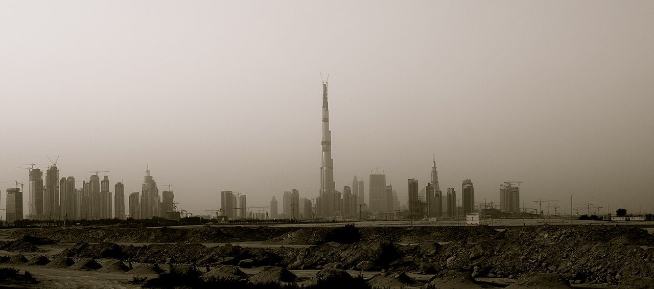 Downtown Dubai: Dubai Skyline and Burj Khalifa 25072008