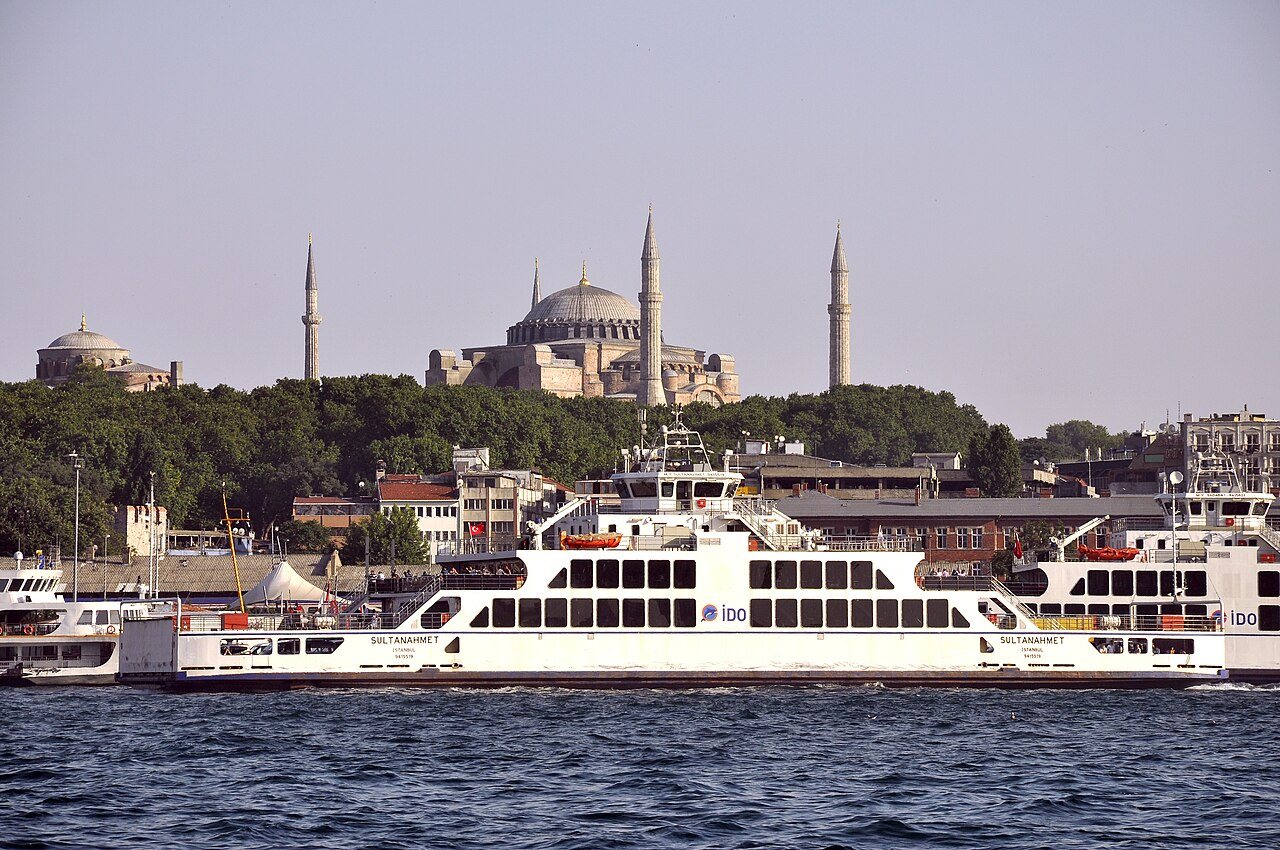 Bosphorus: Sultanahmet ferry on the Bosphorus in Istanbul, Turkey 001