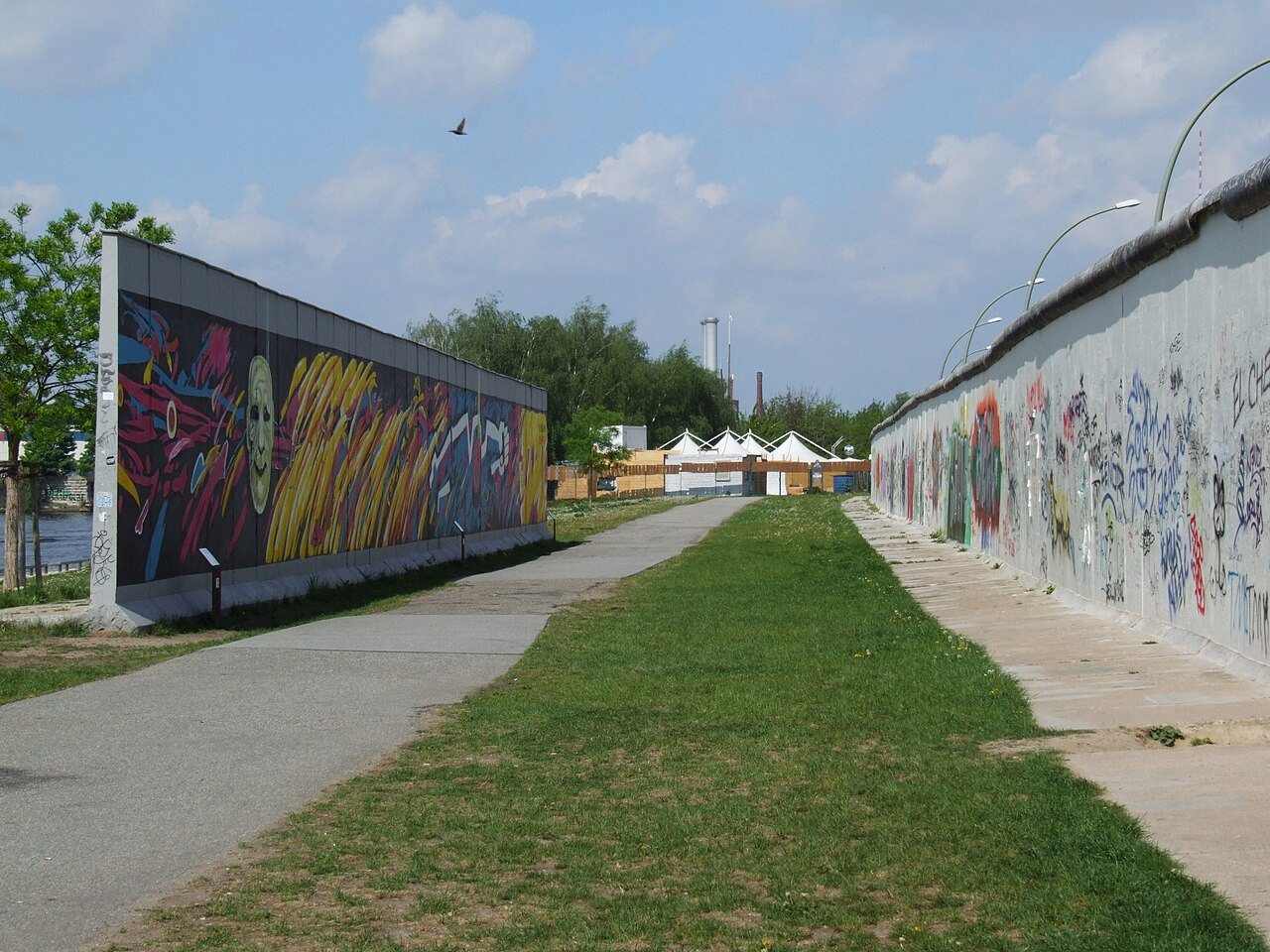 Cold War Berlin: Berlin Wall near East Side Gallery