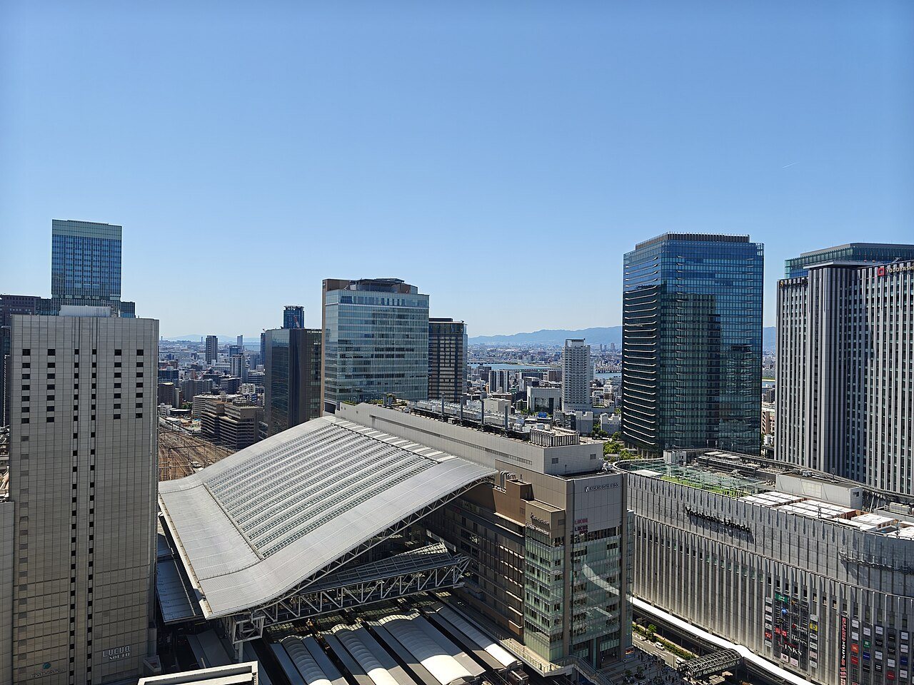 Umeda: Umeda Skyline from Hankyu Grand Building 20260510 124637 UTC+9