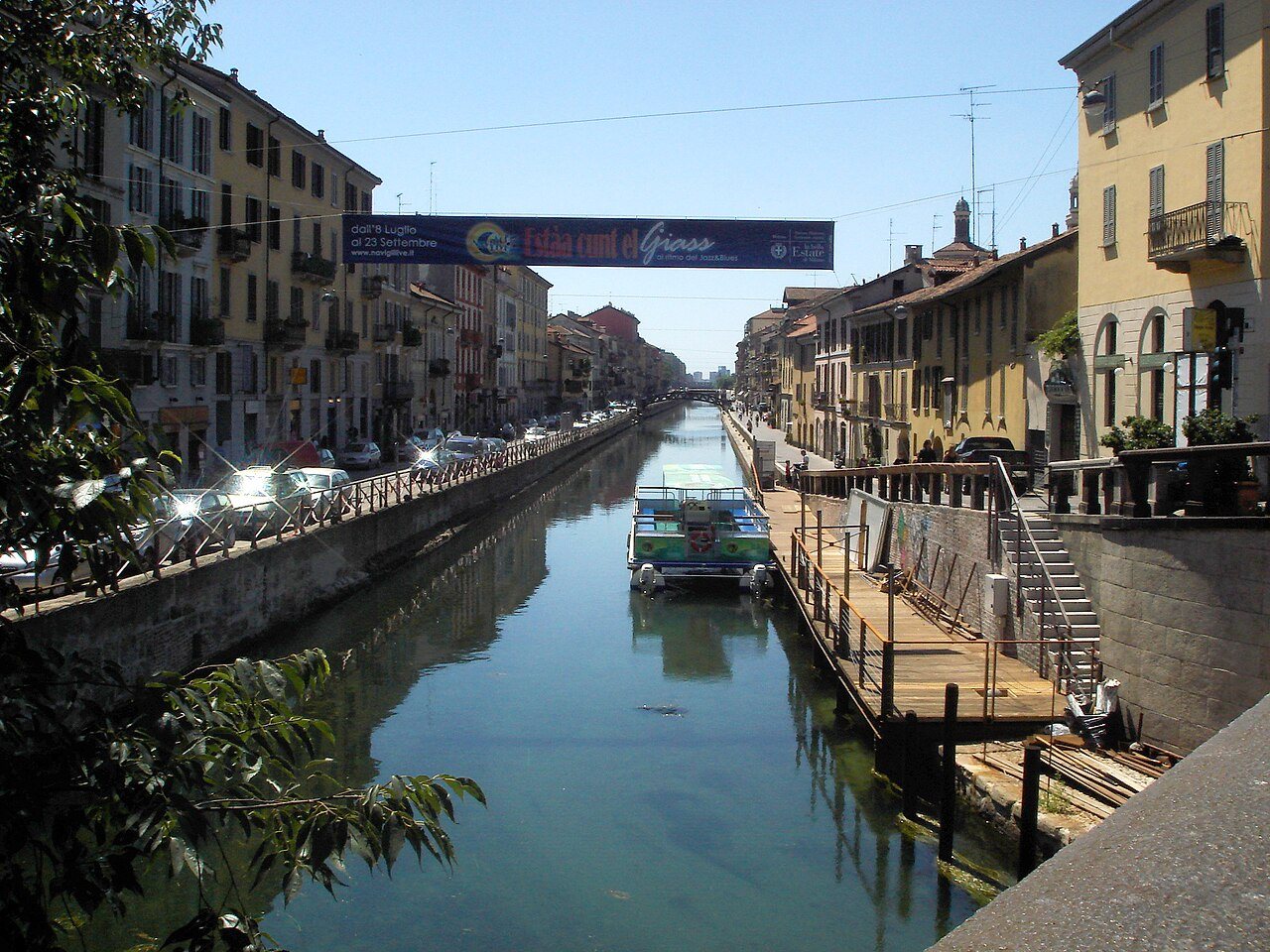 Navigli: 4045 Milano Naviglio Grande Foto Giovanni Dall'Orto, 7 July 2007