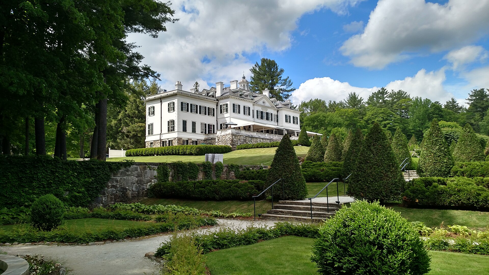Edith Wharton's garden estate, The Mount, in Lenox, Massachusetts