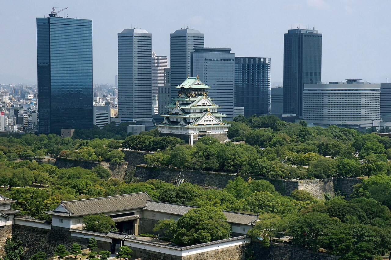 Osaka Castle and gardens