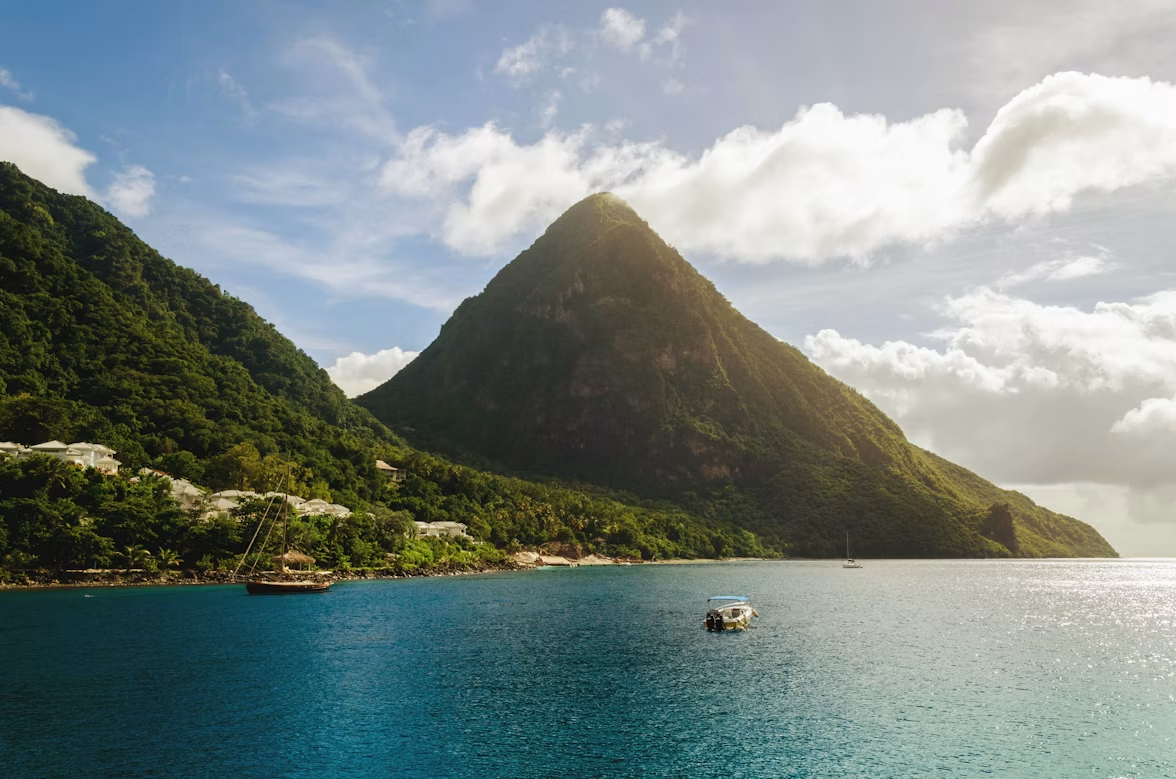 St. Lucia: hero: immediate destination identity