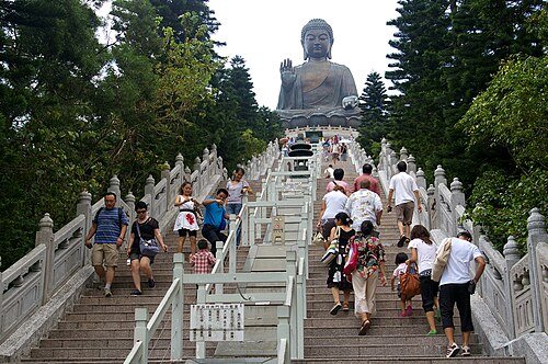 A broader city stay for Hong Kong: 20091002 Hong Kong Tian Tan Buddha 6329