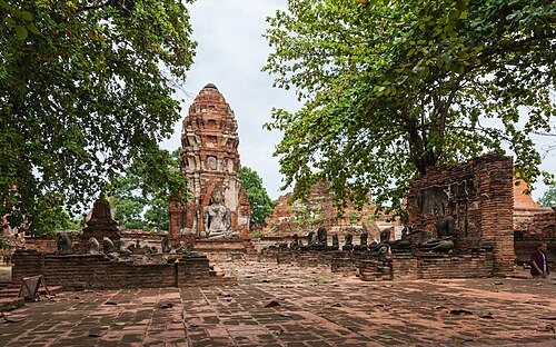 A broader city stay for Bangkok: Templo Mahathat, Ayutthaya, Tailandia, 2013 08 23, DD 05