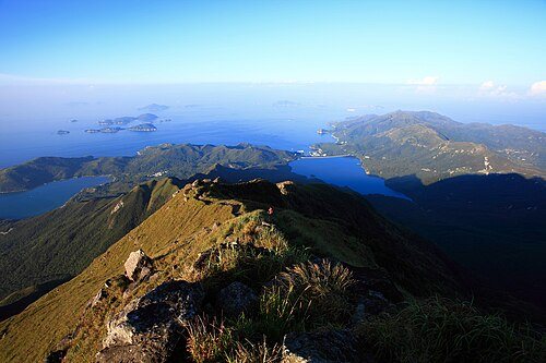 A deeper regional extension for Hong Kong: Lantau Peak view to Lantau Island South 201208