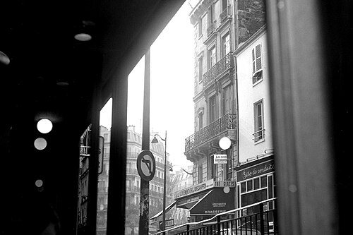 A deeper regional extension for Paris: Latin Quarter rue Monsieur Le Prince October 1978