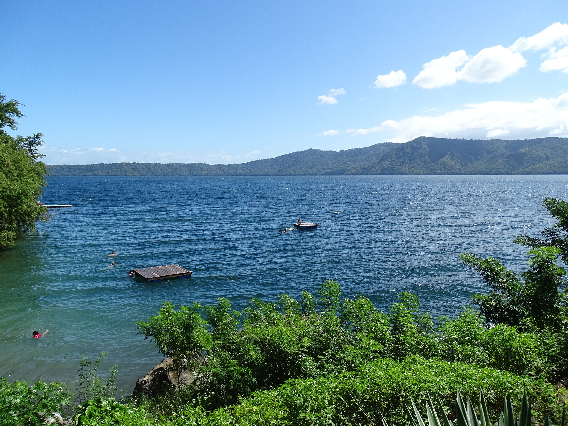 Forested volcanic slopes surrounding Laguna de Apoyo, Nicaragua
