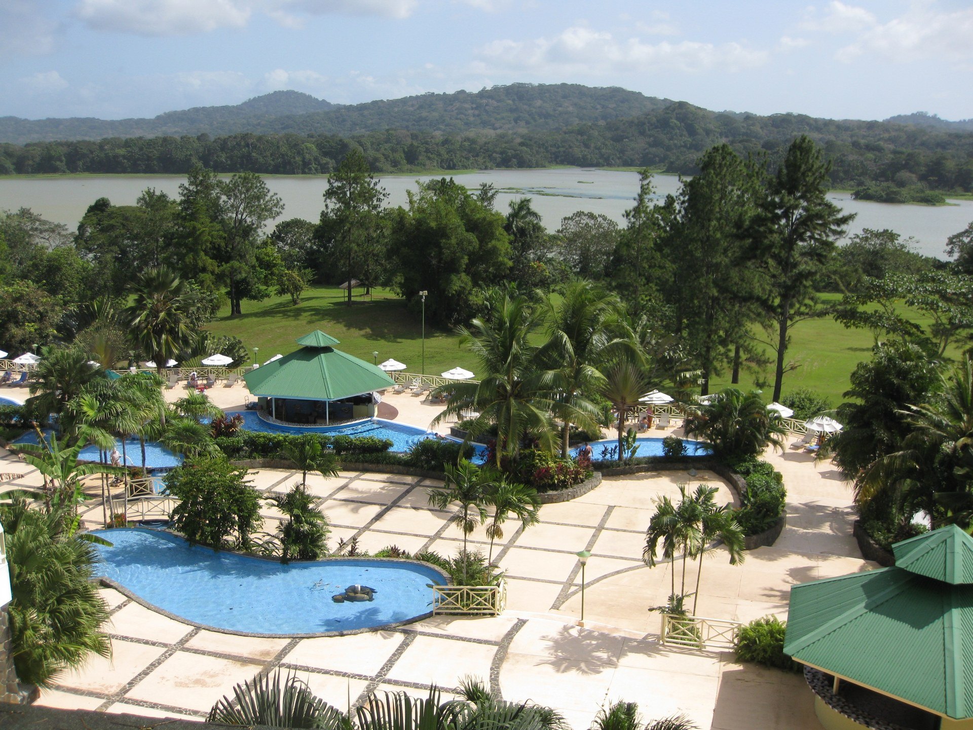 Gamboa on the Chagres River surrounded by Panama's canal-watershed forest