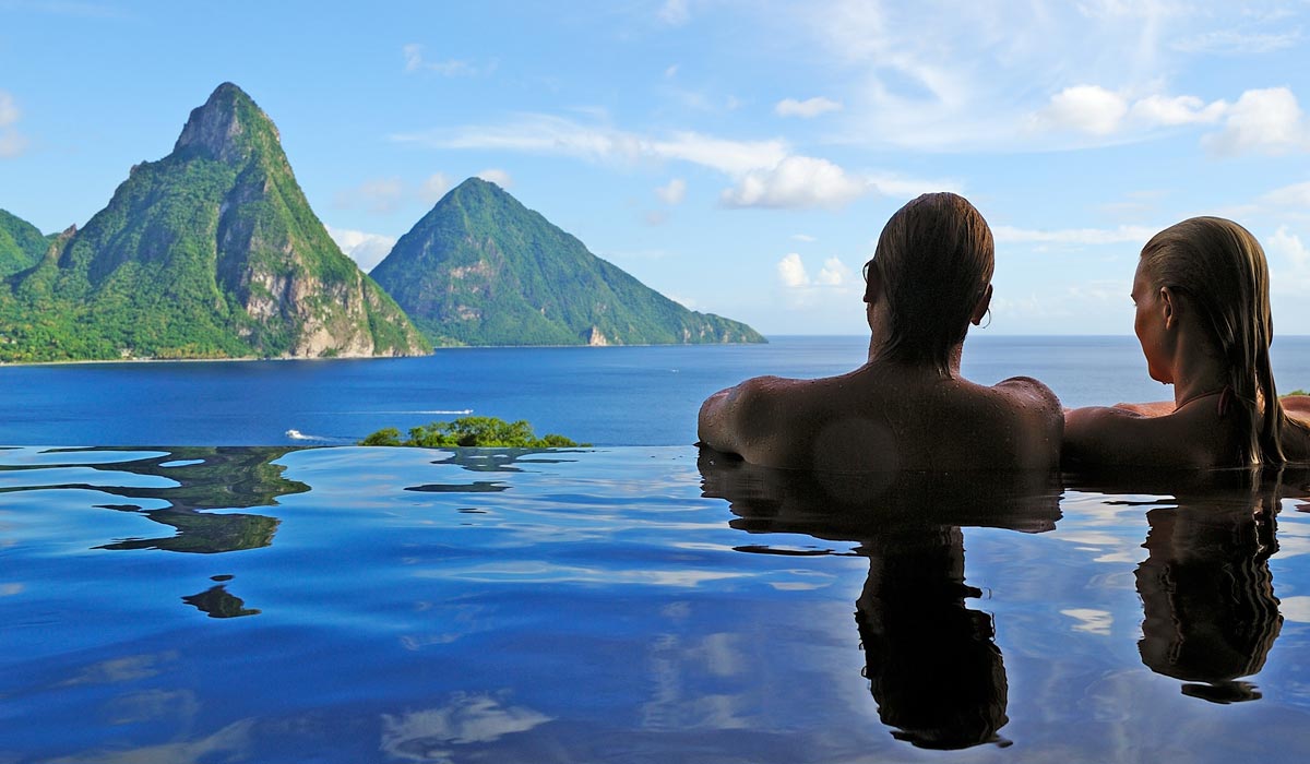 St. Lucia: Romantic Resorts & Open-Wall Suites